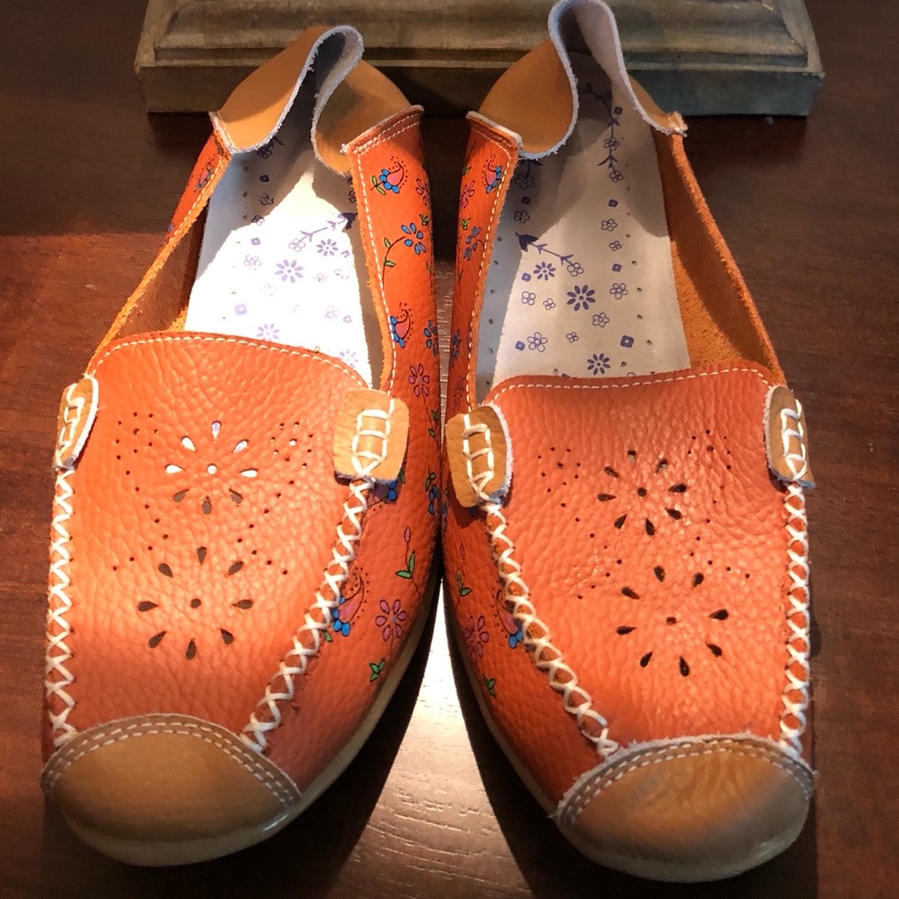 Casual Leather Loafers Slip-On Slippers